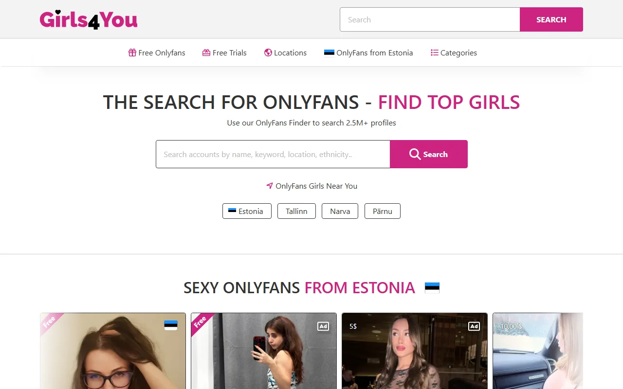 Screenshot of Girls4You